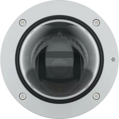 Kamerë sigurie IP Dome Axis P3287-LVE, 5MP, me kabllo, indoor/outdoor, microSD, e bardhë