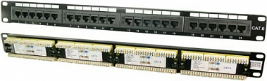 Patch panel LogiLink EconLine 19" 24-Port Cat6 UTP, i zi