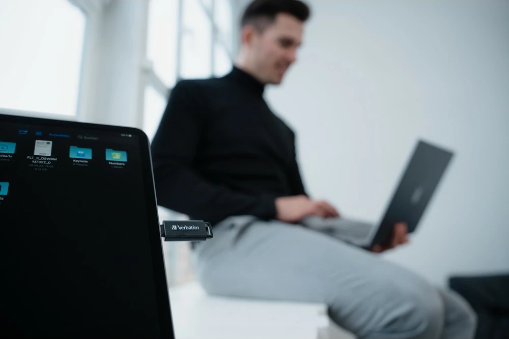 USB Verbatim Store 'n' Go 128GB, USB Type-C, 3.2 Gen 1, e zezë
