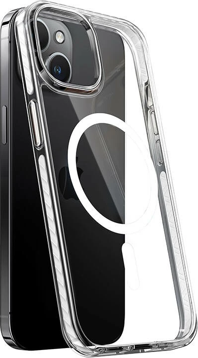 Mbështjellës Torras Sparka për iPhone 15, transparent