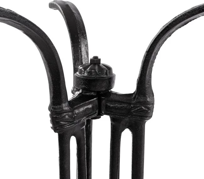 Baza tavoline prej gize, 3 këmbë, ngjyrë e zezë, FH445, 50x50x71 cm