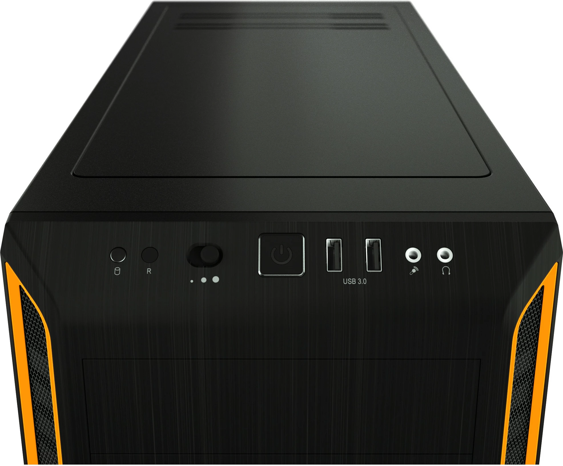Kasë be quiet! Pure Base 600 Window, Midi Tower, PC, ATX, micro ATX, Mini-ITX, e zezë, portokalli
