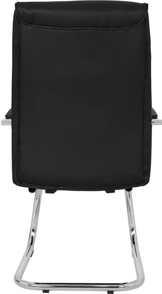 Karrige konferencash JACOB FH1045.11, ngjyrë e zezë PU, bazë e kromuar, 57x66,5x102 cm, set prej 2 copash