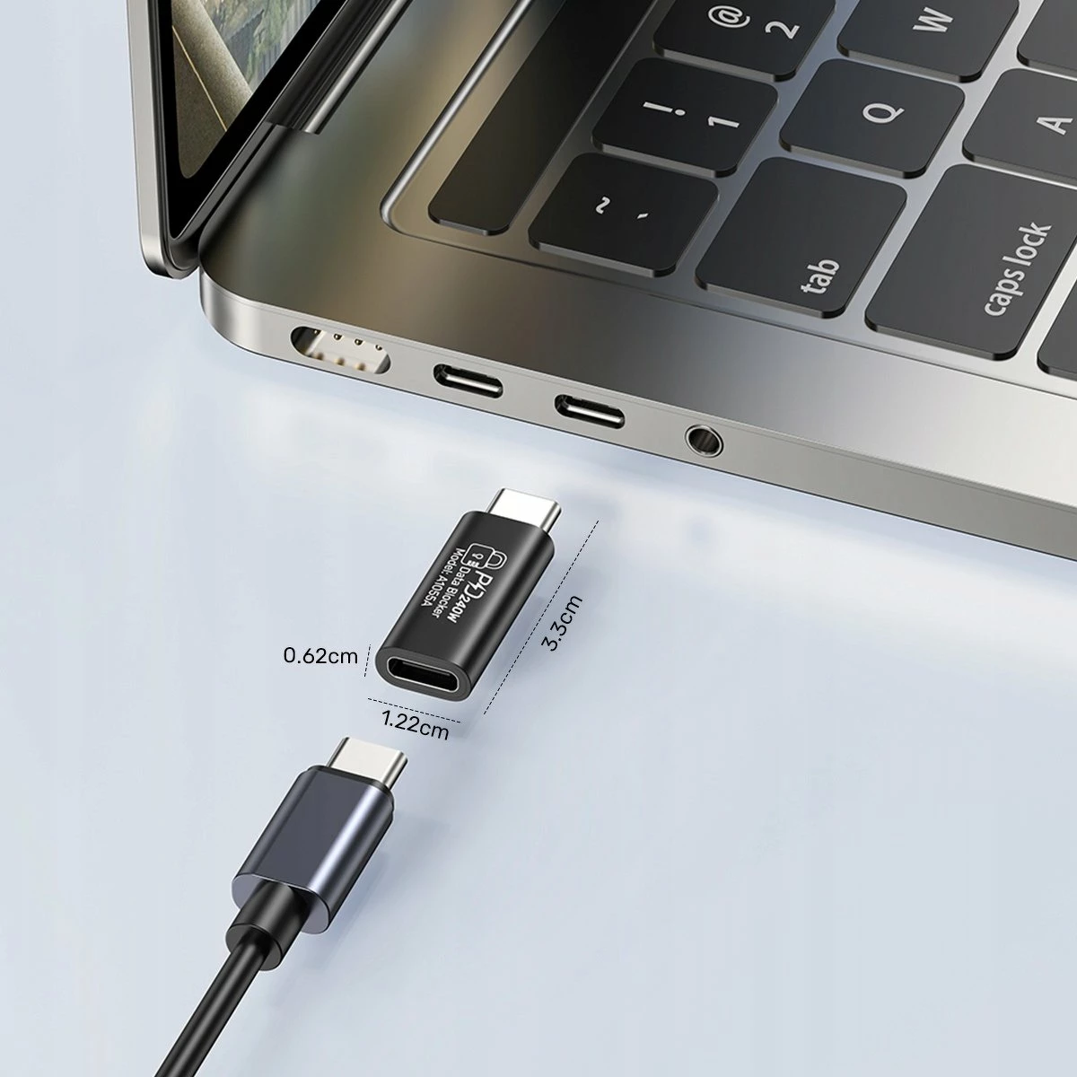 Adapter USB-A në USB-A Unitek A1055ABK01, i zi