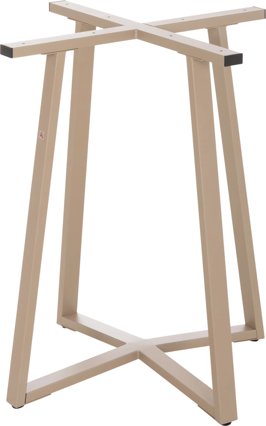 Këmbë tavoline metalike, ngjyrë kapuçino, FH470.25, 60x60x72cm