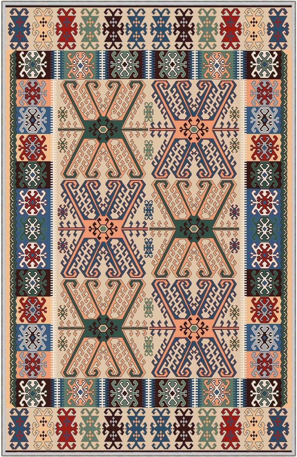 Qilim për korridor, shumëngjyrësh, Conceptum Hypnose, Hmnt811, 80x150cm