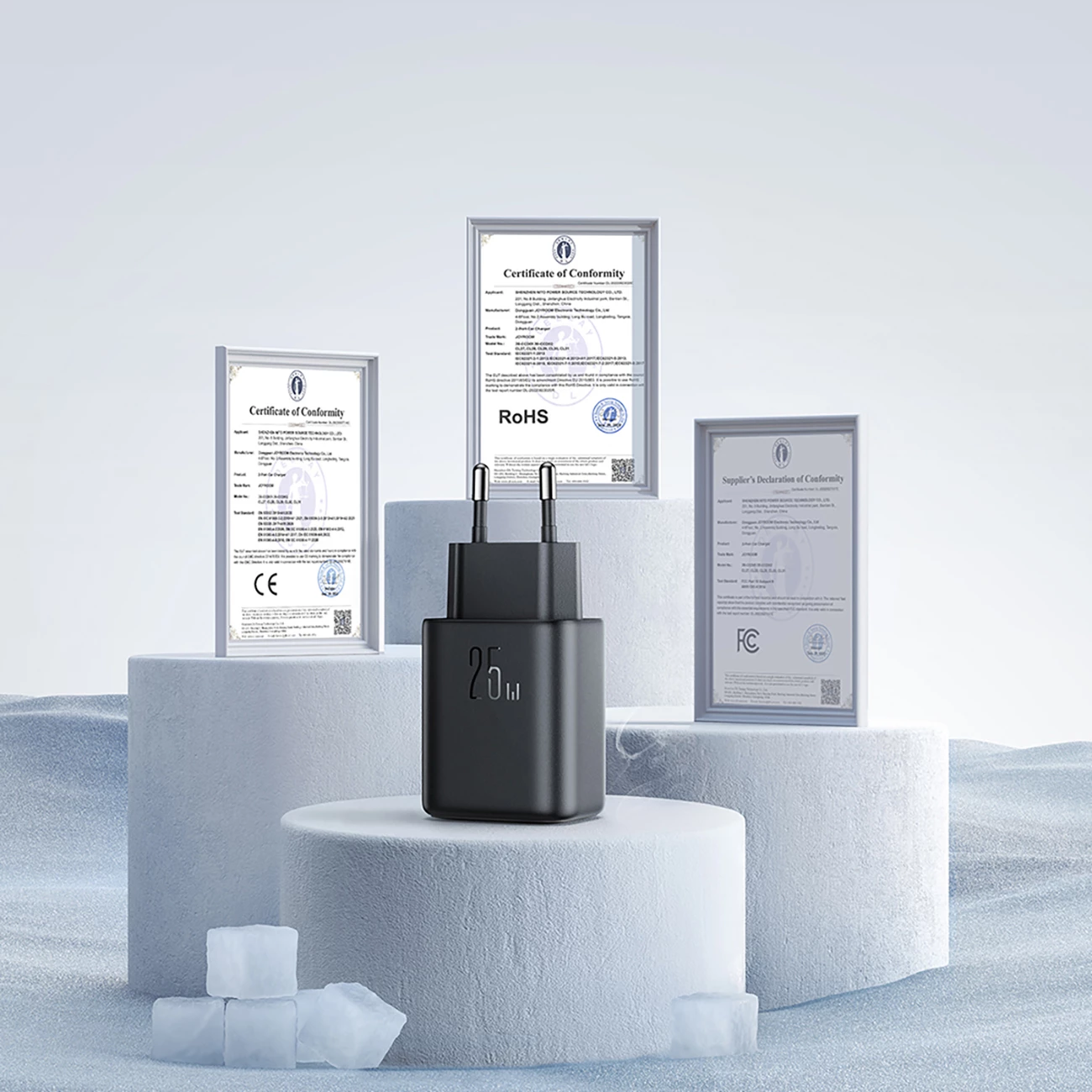 Karikues rrjeti Joyroom JR-TCF23, USB-C, 25W, i zi