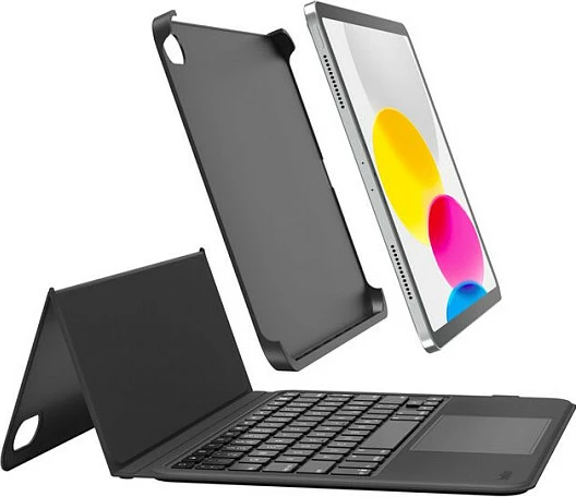 Tastierë + mbështjellës Belkin Everyday BBZ001de-v3, për iPad 10.9" (10.Gen), gri e errët