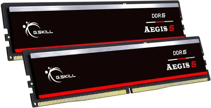 RAM Memorje G.SKILL Aegis 5 DDR5 F5-6000J3636F32GX2-IS 64GB (2x32GB) 6000MHz, e zezë