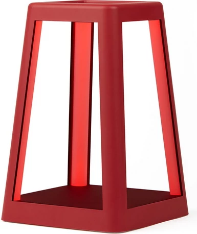 Llambë portative Lexon Lantern LH94DR me karikues wireless, LED, 15W, e kuqe