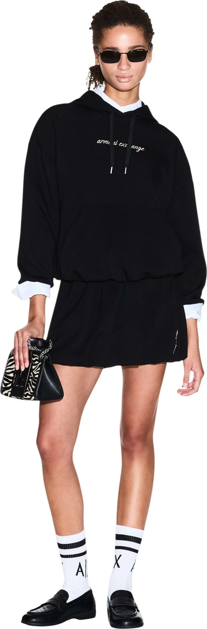 Duks për femra Armani Exchange XW002395 AF16111, i zi [Madhësia: L]