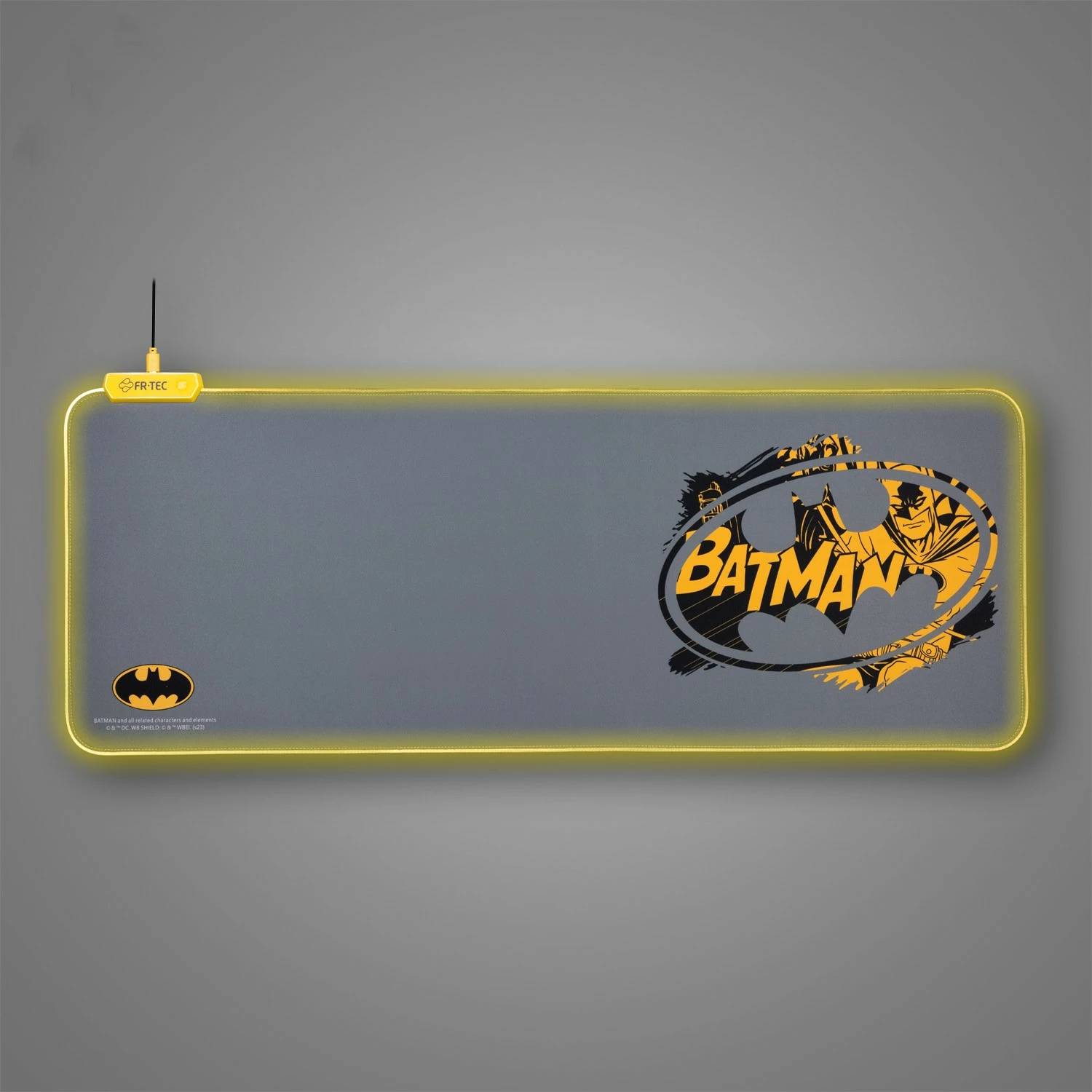 Mauspad Blade DC Batman gaming, LED, gri