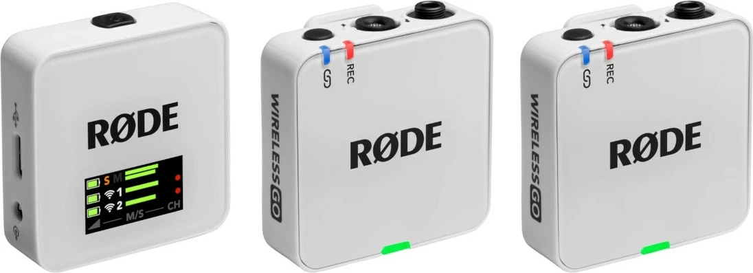 Mikrofon pa tela RODE Wireless GO III, i bardhë