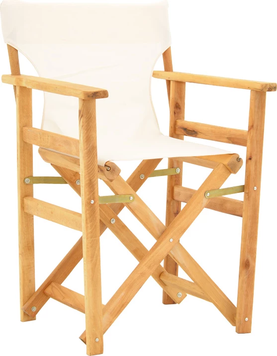 Karrige regjisori, dru ahu, ngjyrë natyrale - pëlhurë Nexus ecrou