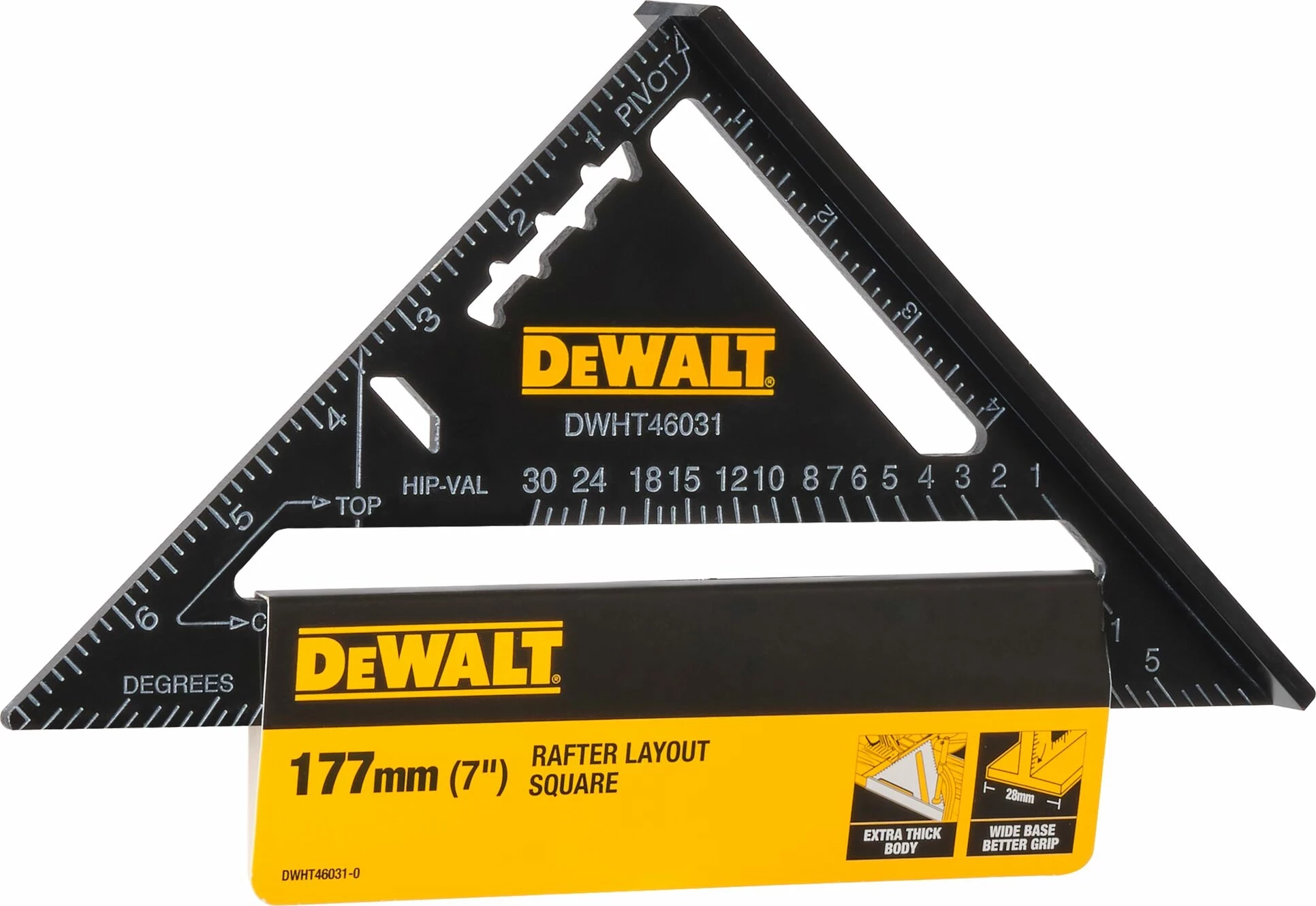 Kotnik rafter layout DeWalt DWHT46031-0 177 mm (7"), i zi