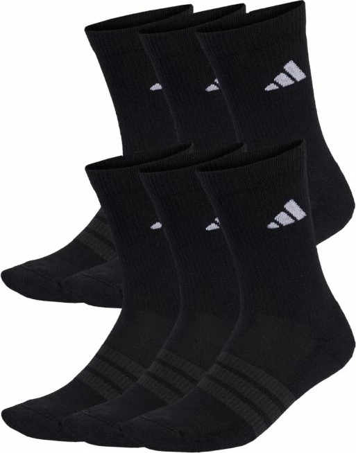 Çorape crew adidas Cushioned KE5499, të zeza, 6 palë