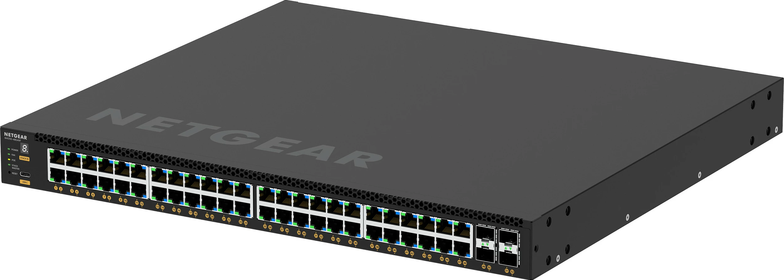 Switch NETGEAR M4350-48G4XF, Managed, L3, Gigabit Ethernet, PoE, Rack mounting, 1U