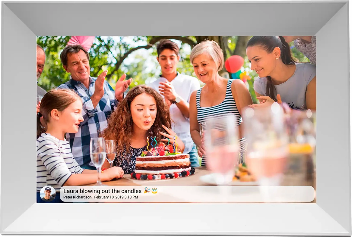 Kornizë digjitale Denver Frameo PFF-1063WMK2, 10.1", 16 GB, Full HD, e bardhë