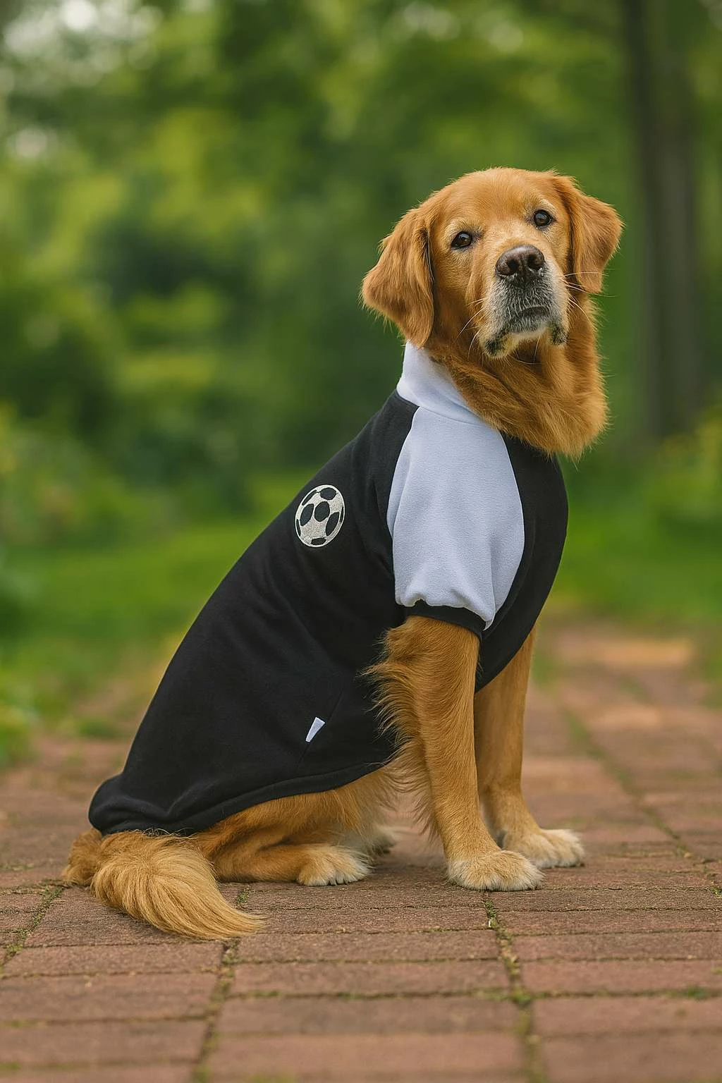 Bluzë për qen, e zezë, Paws & Whiskers, Blackballsweat