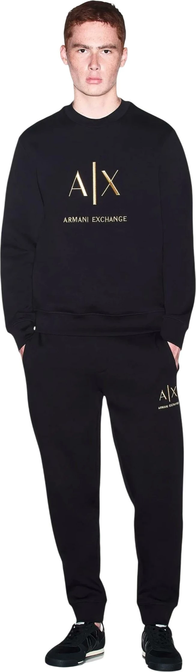 Duks për meshkuj Armani Exchange XM003551 AF20150, i zi [Madhësia: XXL]
