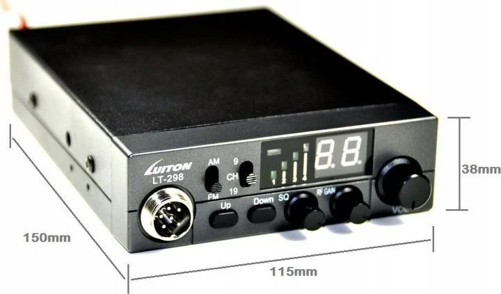 Radio CB Luiton LT-298, AM/FM, me çakmak, e zezë