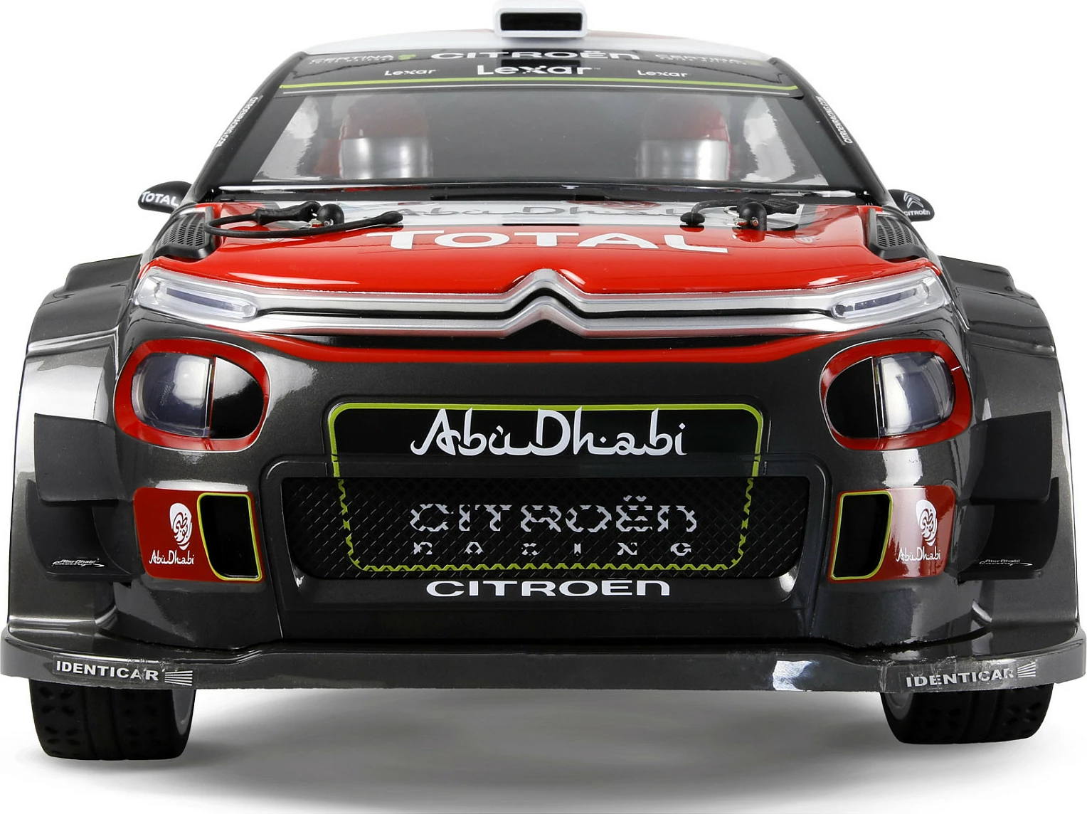 Makinë RC AMEWI Citroën C3 WRC 1:7, 4WD, brushless, 2.4GHz, drita, zi/kuqe/bardhë