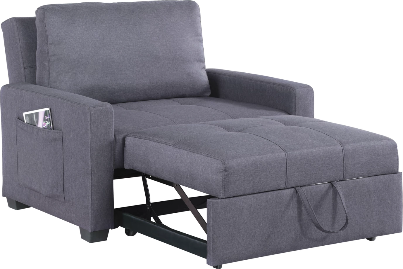 Karrige-shtrat Kanna FH3038.10, ngjyrë gri, 112x96x85 cm