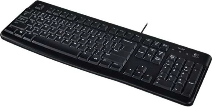 Tastierë Logitech K120 920-002508 USB QWERTY US e zezë