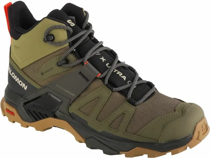 Atlete për meshkuj Salomon X Ultra 4 Mid GTX, të gjelberta
