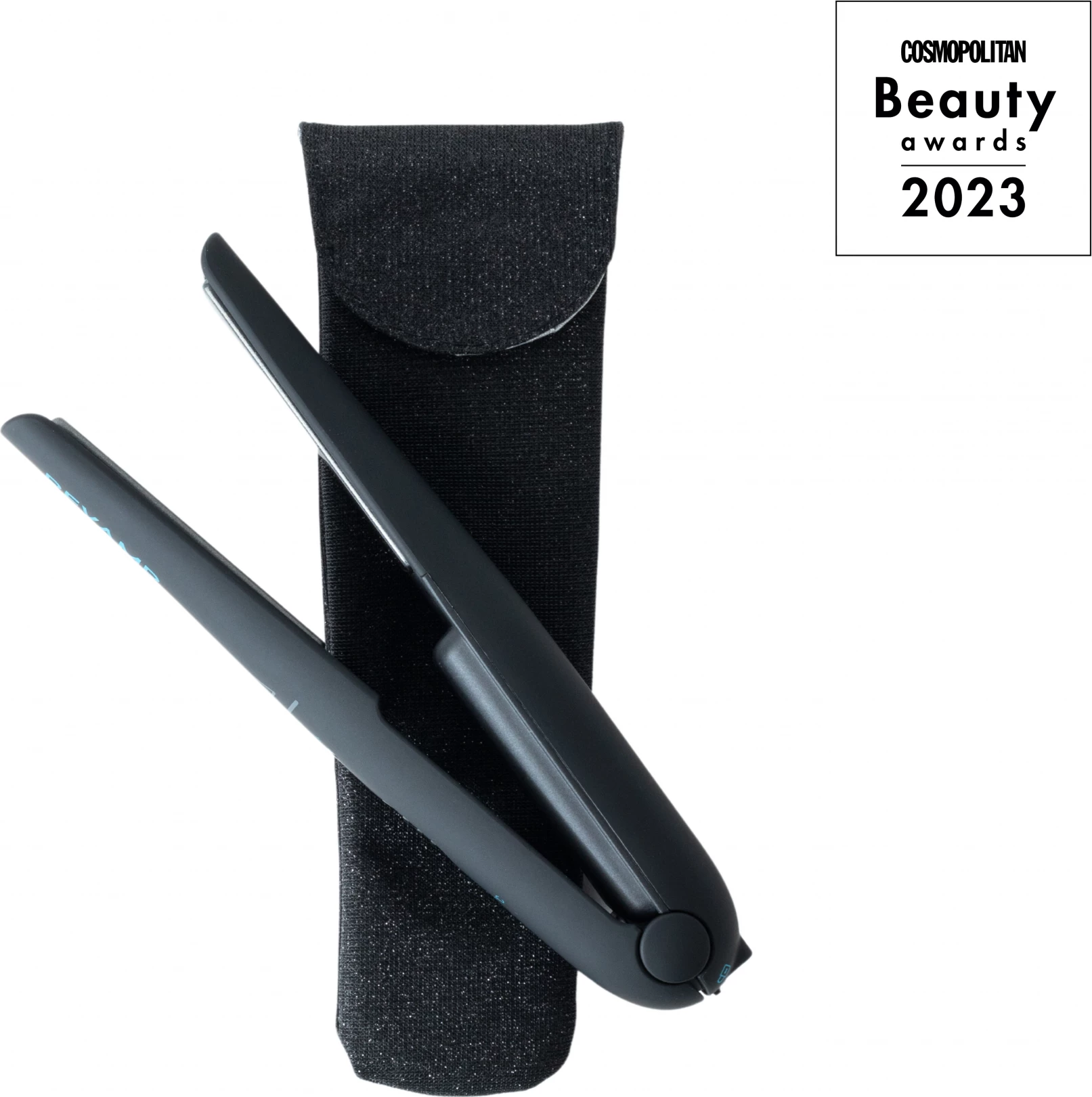 Piastrë flokësh pa kabllo Revamp Progloss Liberate ST-1700, 160-210°C, pllaka qeramike jonike, e zezë, me çantë udhëtimi