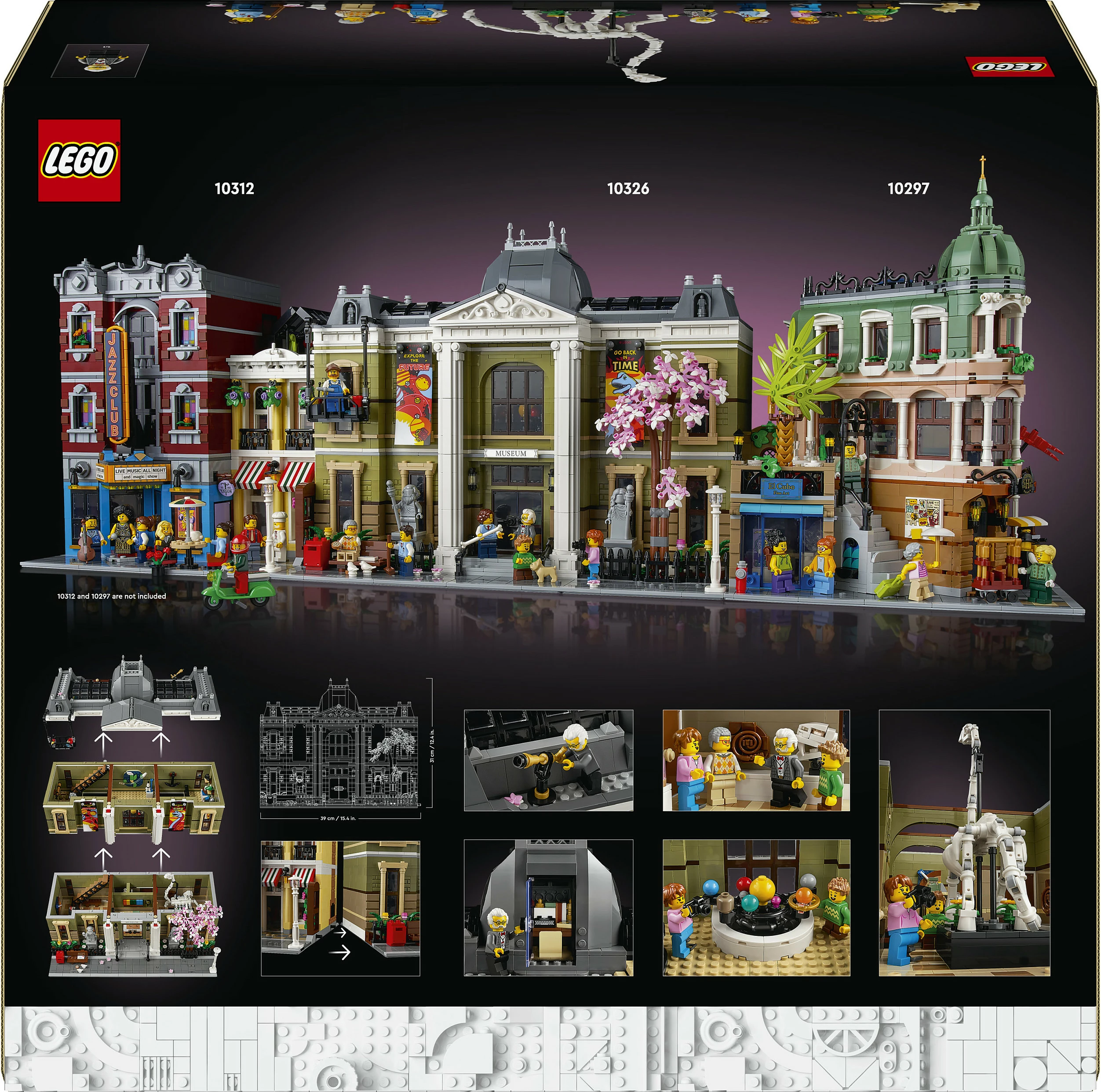 Set ndërtimi LEGO Natural History Museum, 4014 pjesë, për të rritur, plastikë, shumëngjyrësh