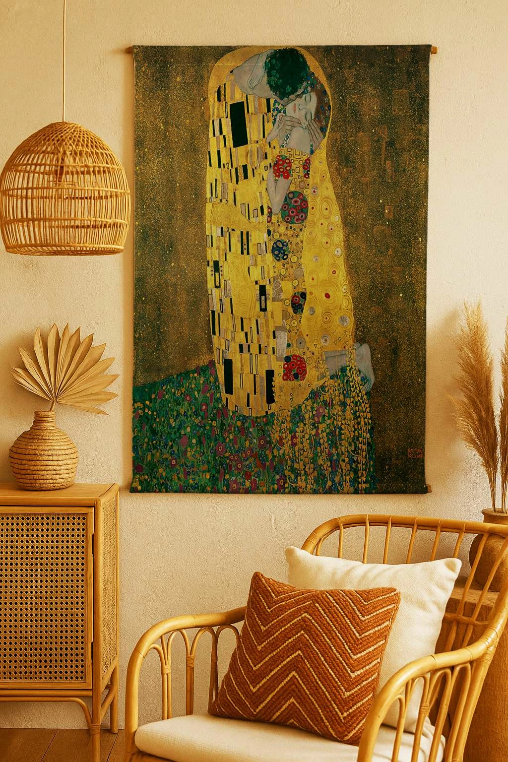 Pikturë dekorative poliestër, shumëngjyrëshe, Wallity Polybaby 24, 145x200cm