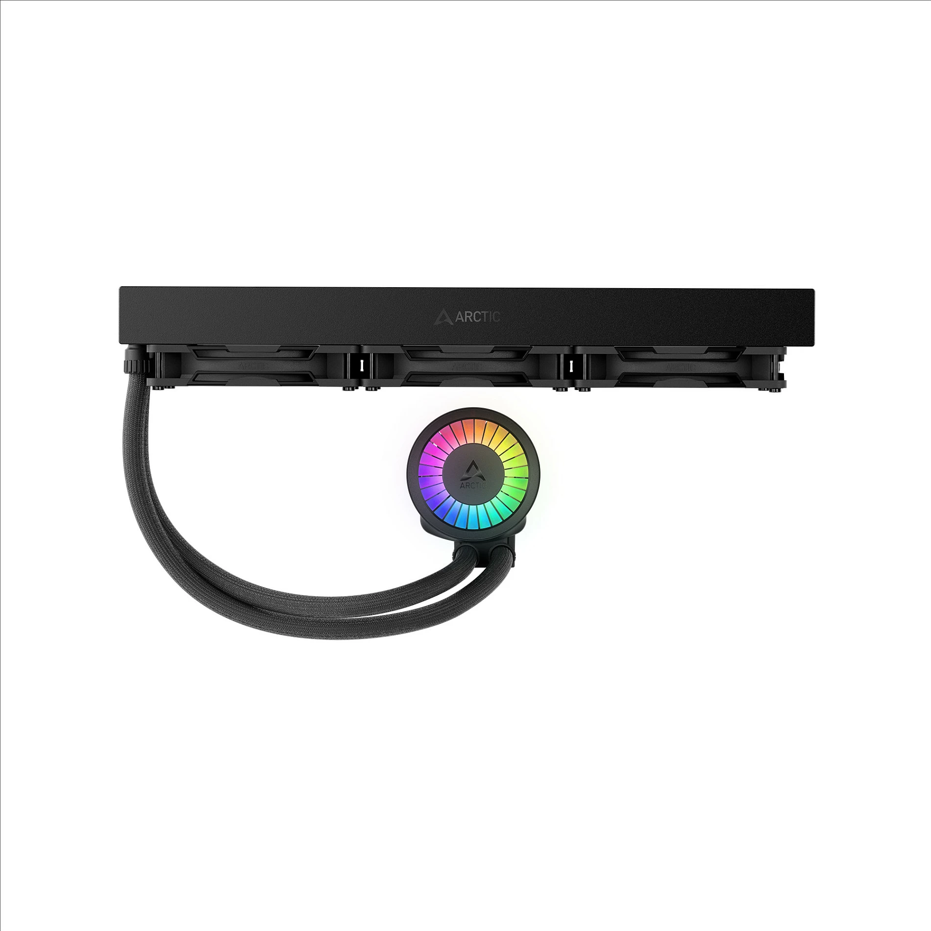 Ftohës me ujë AIO ARCTIC Liquid Freezer III Pro 420 A-RGB, 420mm (3x140mm), Intel LGA1700/1851, AMD AM4/AM5, zi
