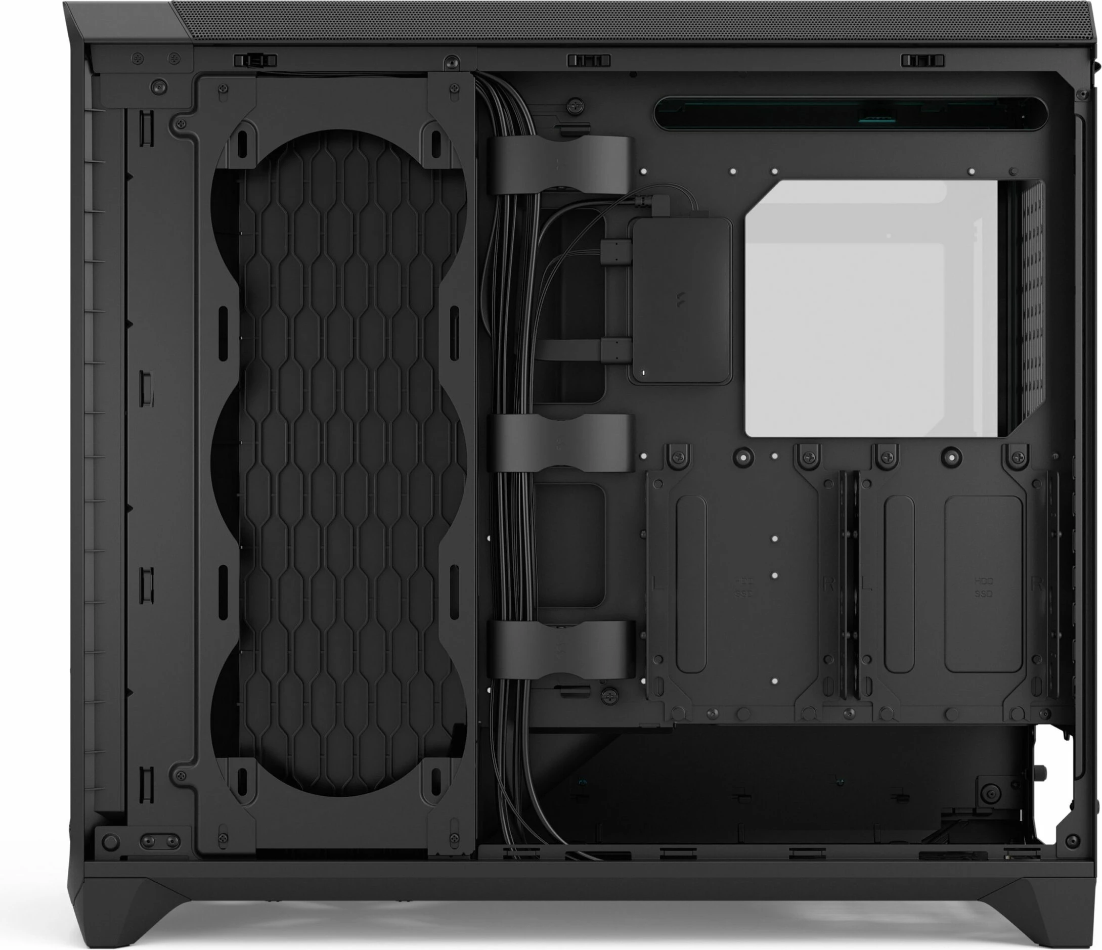 Kasë Fractal Design Meshify 3 XL Ambience Pro ARGB, Midi Tower, E-ATX/ATX, USB-C, pa furnizim rryme, e zezë
