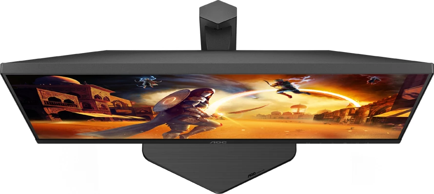 Monitor gaming AOC Q27G4SRU 27", QHD 2560x1440, Fast IPS, 320Hz, HDR400, 2x HDMI 2.1, DP 1.4, USB hub, altoparlantë, full ergo, i zi
