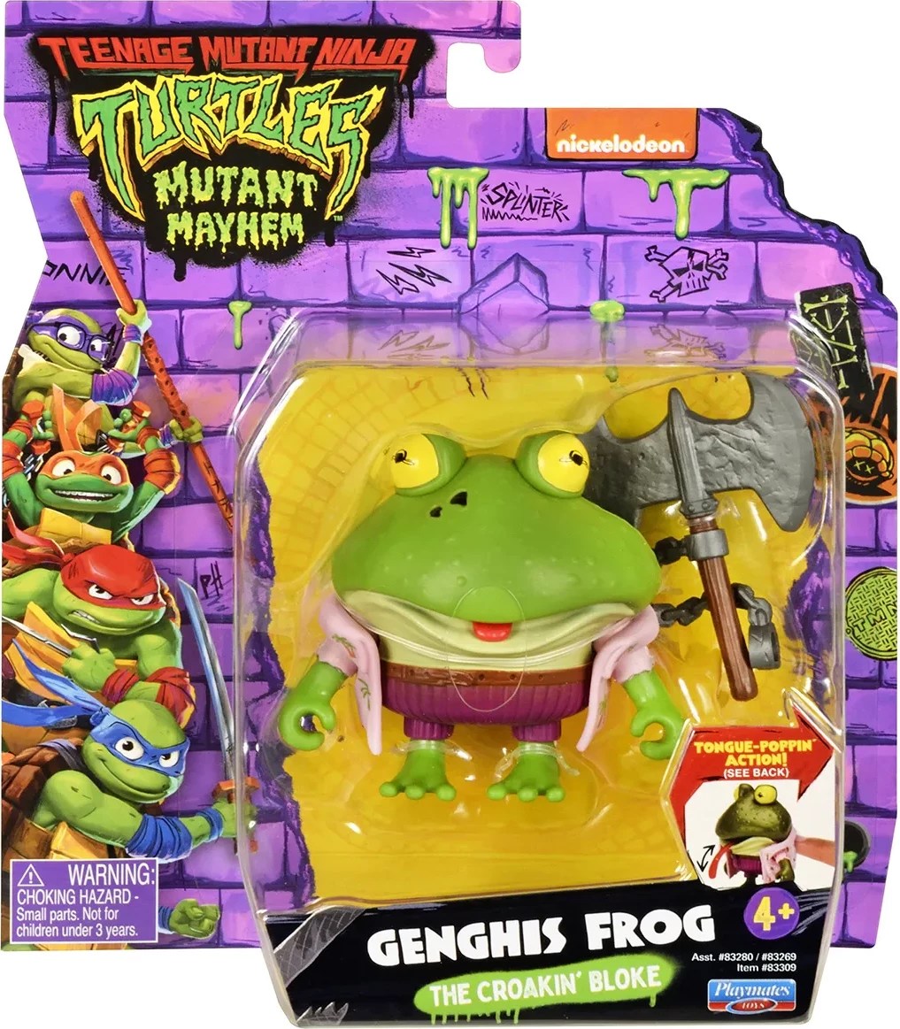 Teenage Mutant Ninja Turtles Mutant Mayhem Genghis Frog Figure
