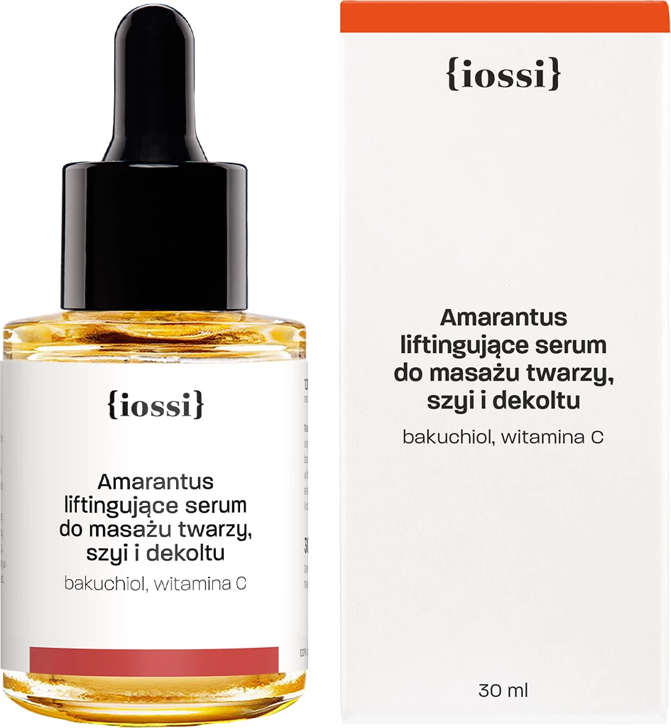 Serum për fytyrë Iossi Amarantus Firming and Lifting me Bakuchiol dhe Vitamin C për femra, 30ml