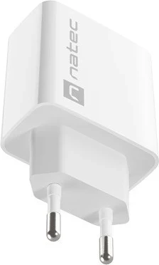 Karikues rrjeti NATEC Ribera USB-A+USB-C 20W PD, i bardhë