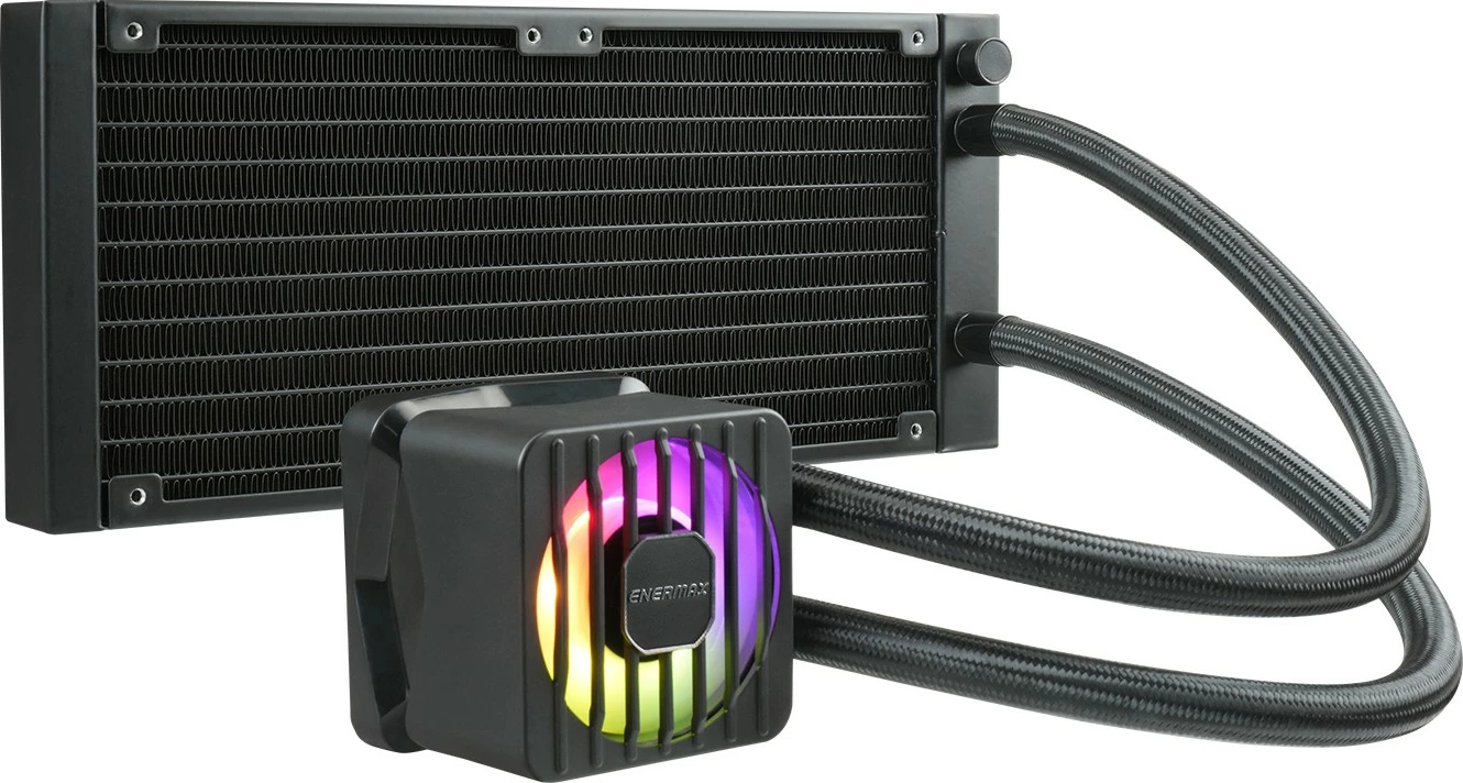Ftohës uji CPU Enermax LIQMAXFLO ELC-LMF240-SF, 240mm, RGB, i zi