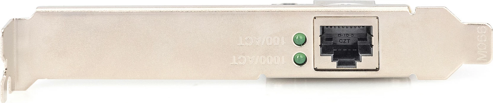 Kartë rrjeti Digitus PCI Express Gigabit, 1x RJ-45, low-profile, ngjyrë argjendtë