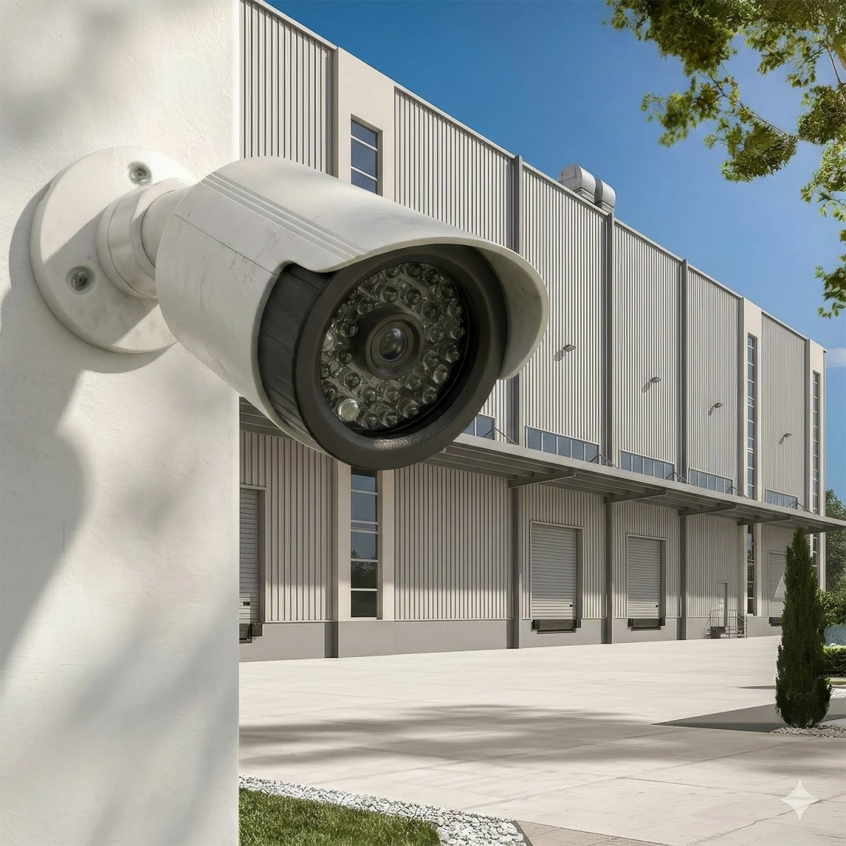 Atrapa kamere tubore, CEE, IR1800, LED IR me pulsim, IP44, 2xAA, ABS, e bardhë