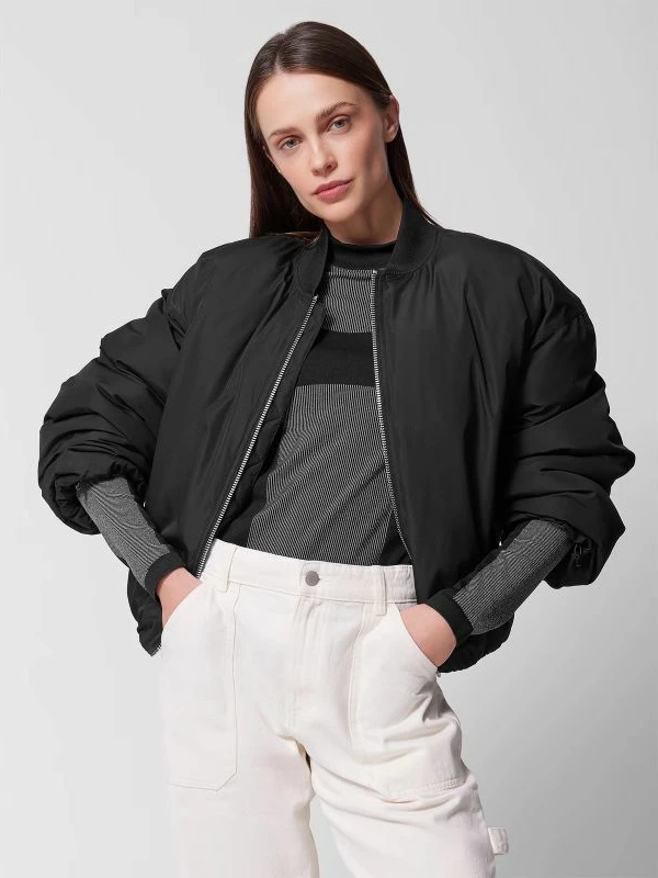 Jakne bomber për femra Outhorn, oversized