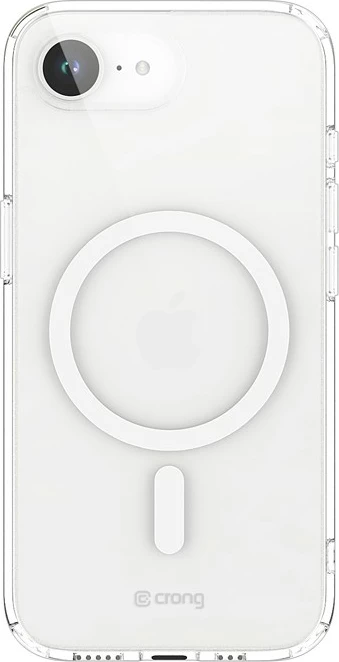 Mbështjellës CRONG Clear MAG Cover për iPhone 16e, MagSafe, Transparent