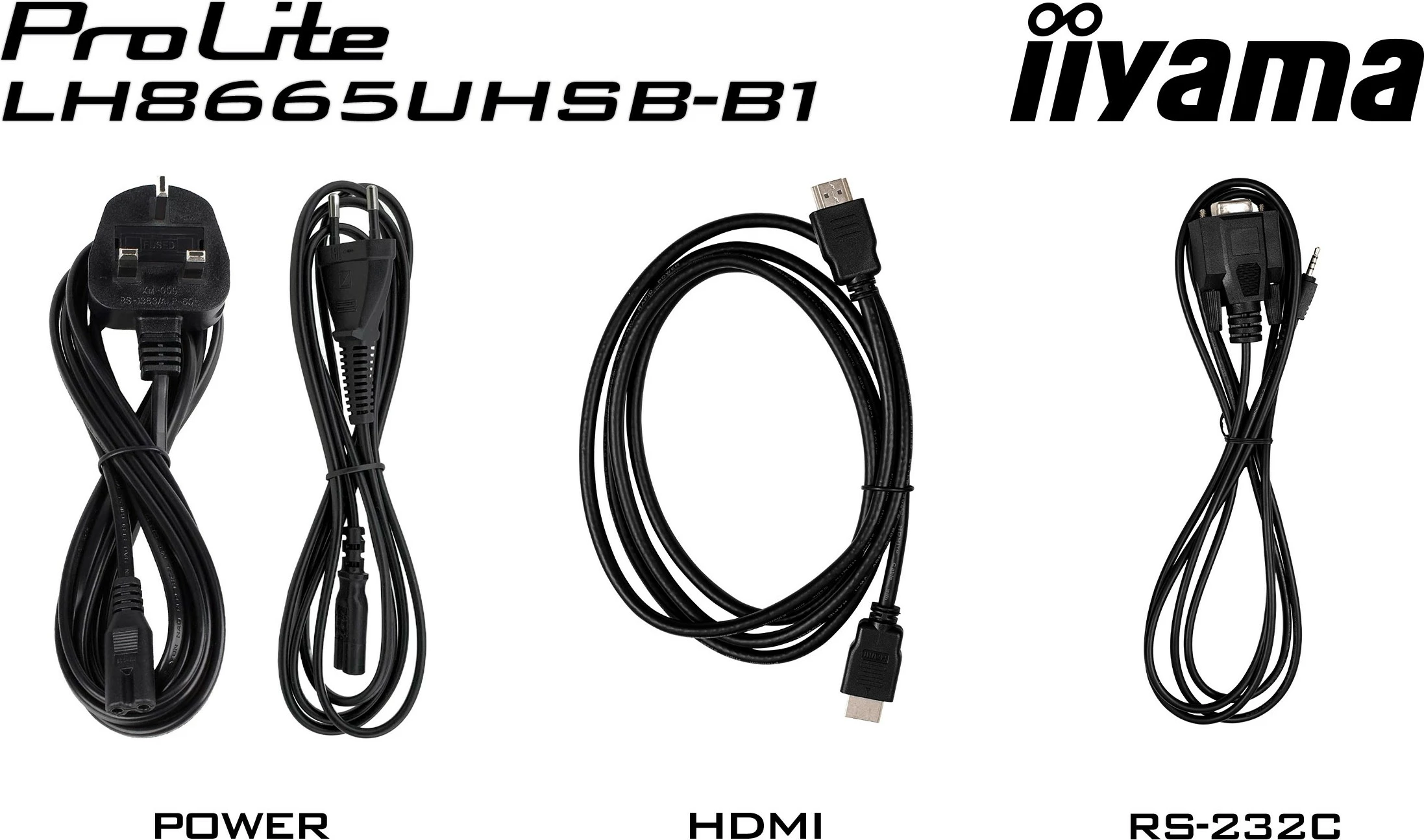 Monitor iiyama LH8665UHSB-B1, Kiosk design, 86", LED, 4K Ultra HD, Wi-Fi, e zezë