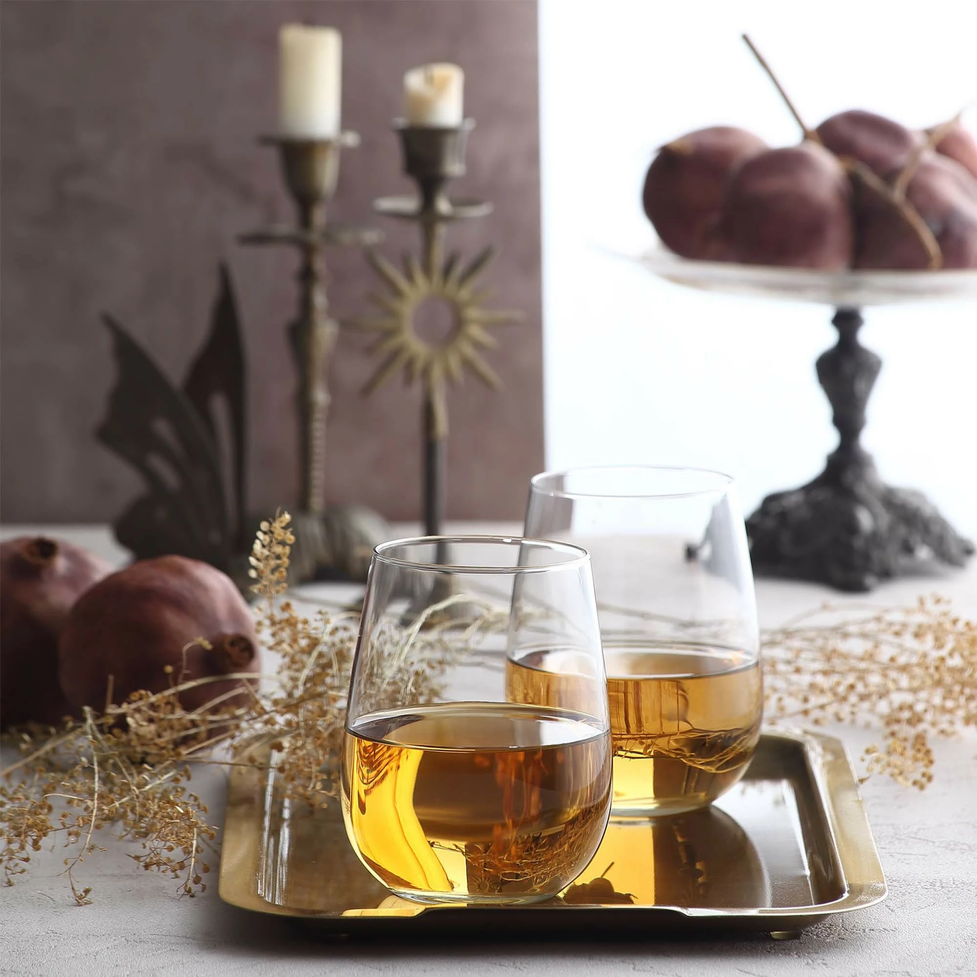 Gotë vere pa kërcell LAV Paris 360 ml, set 12 copë, transparente