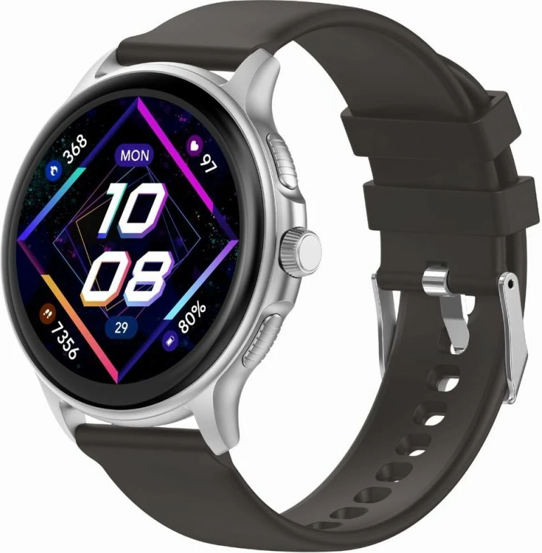 Smartwatch për femra Gravity, e zezë