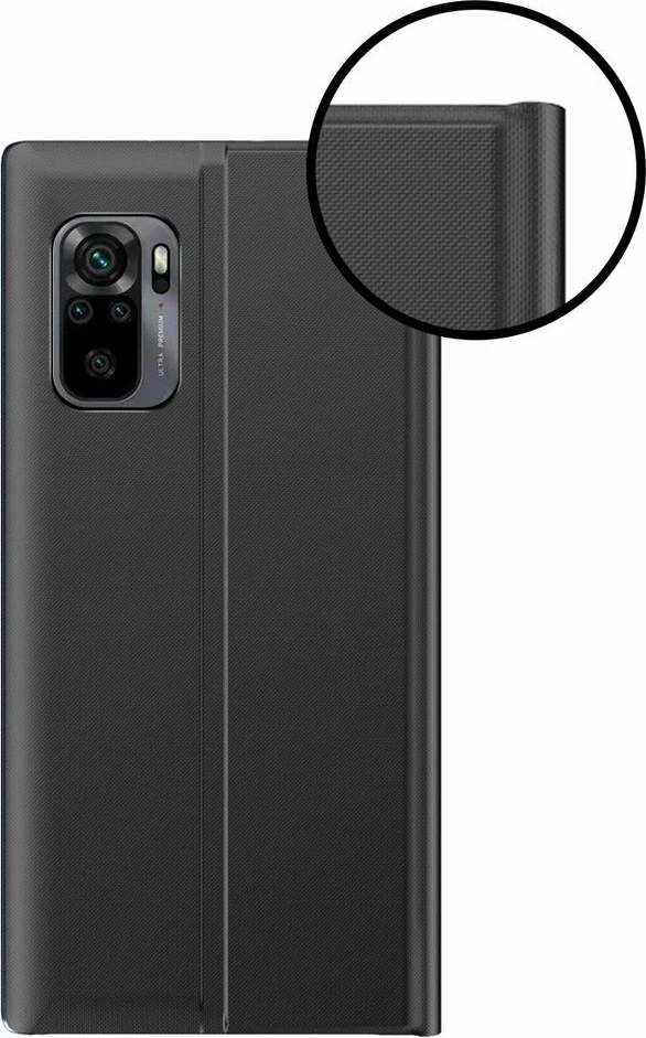 Mbështjellës Hurtel Sleep Case Bookcase me smart window për Xiaomi Redmi K40 Pro+, K40 Pro, K40, Poco F3, Blu