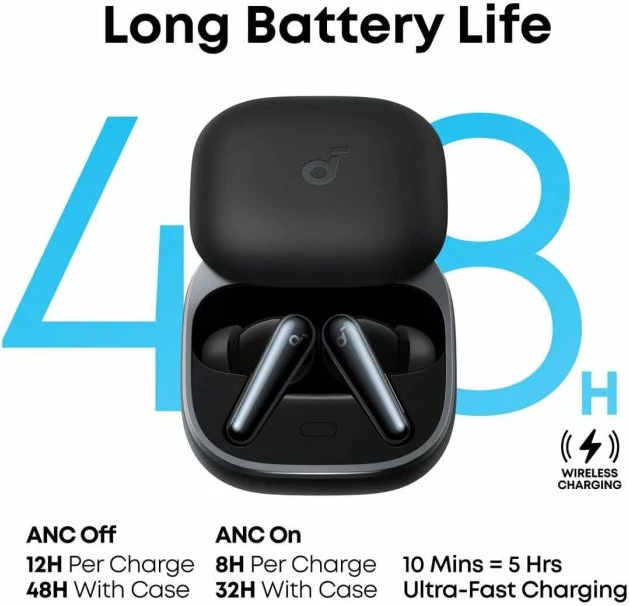 Kufje wireless ANKER Soundcore Liberty 5, ANC 3.0, Dolby Audio, Bluetooth 5.4, IP55, Gold