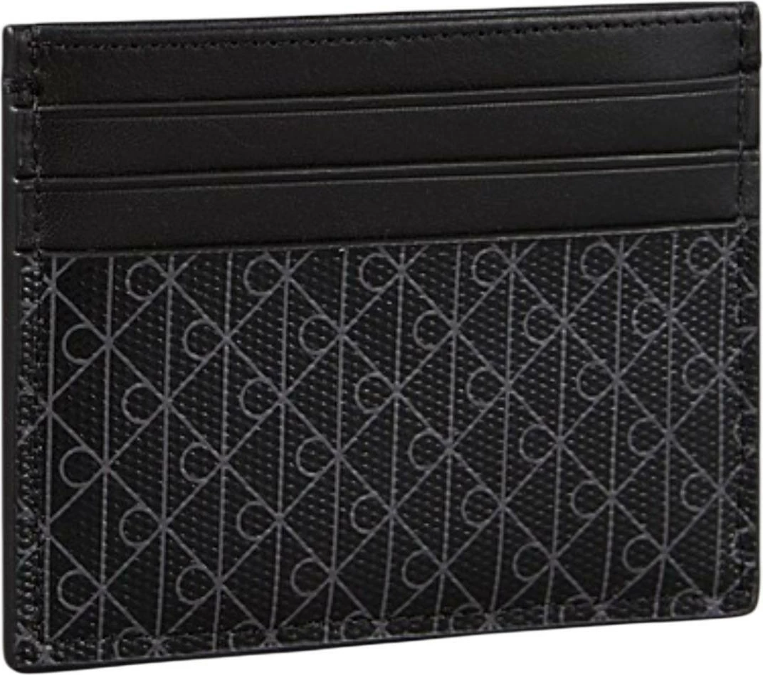 Mbajtëse kartash për meshkuj Calvin Klein LV04D1083G, e zezë