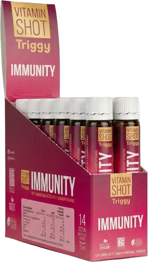 Vitamina Immunity Shots – Suplement për Imunitet (25ml x 14)